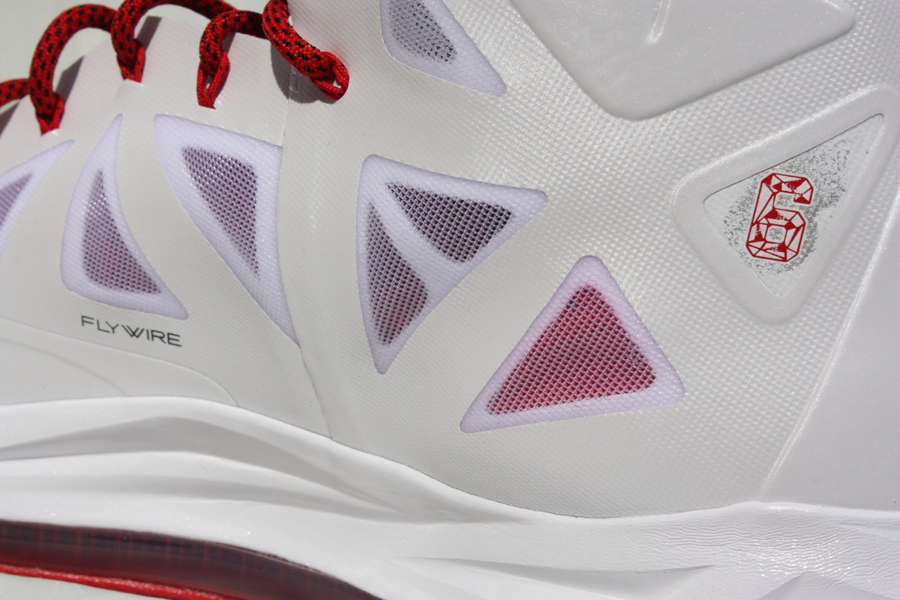 White Red Lebron X Pe 4