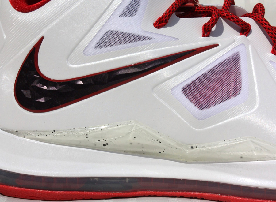 White Red Lebron X Pe 9