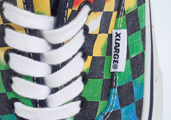 XLARGE x Vans Authentic "Tie-Dye Checker Flag"