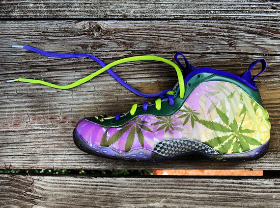 Nike Air Foamposite One “420” Customs by Gourmet Kickz