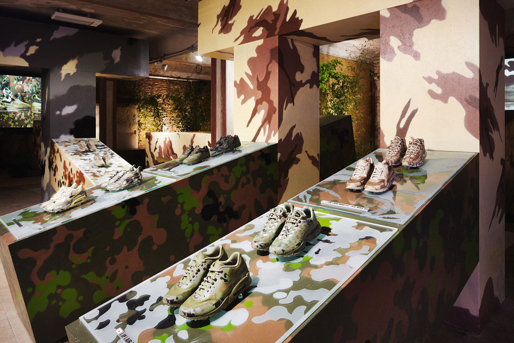 Nike Air Max "Country Camo" Display at Seek Exhibition, Berlin