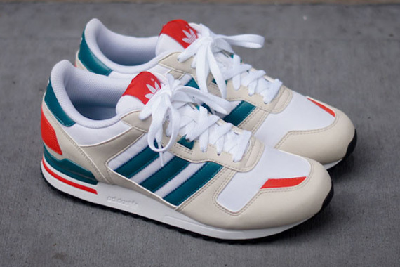 Adias Originals Zx 700 White Teal Orange 2