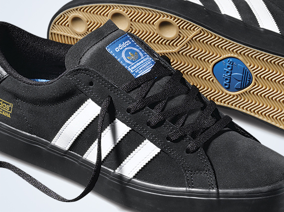 adidas Skate Americana Vin - Black - White - Gum