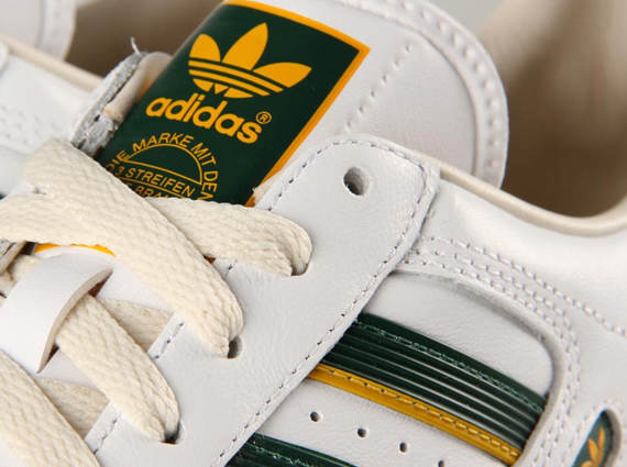 adidas Originals Tennis Court Top - White - Green - Yellow