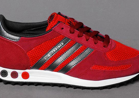 adidas Originals LA Trainer - Red - Black - White