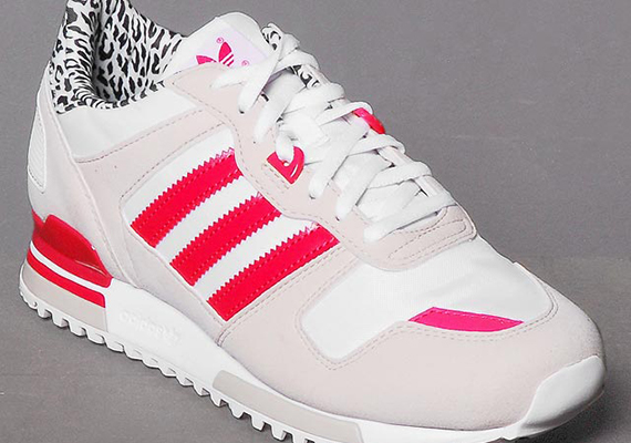 Adidas Originals Wmns Zx 700 Leopard White Red