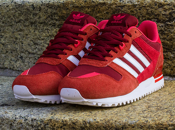 Adidas Originals Zx700 Light Scarlet Blaze Pink 5