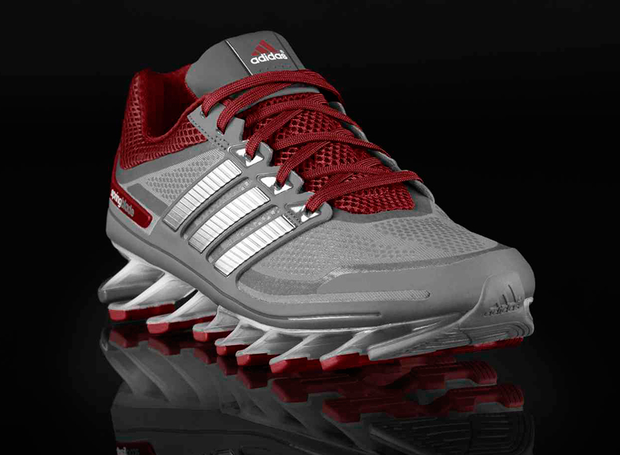 Adidas Springblade Womens Grey Scarlet