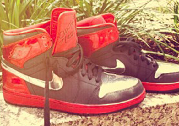 Air Jordan 1 Red Silver Justin Timberlake Legends Of The Summer