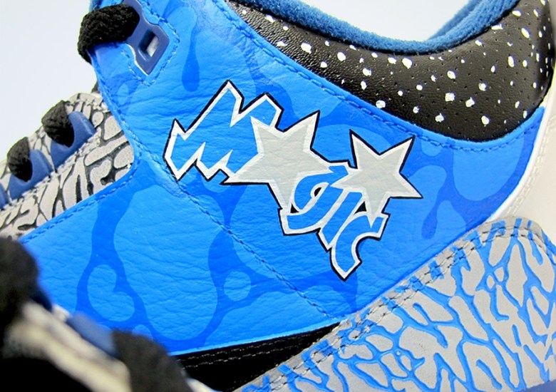 Air Jordan III “Orlando Magic” Customs by Sekure D