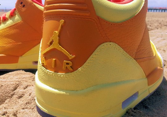 Air Jordan III “Sunburn” Customs by Ecentrik Artistry