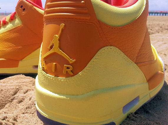 Air Jordan III “Sunburn” Customs by Ecentrik Artistry