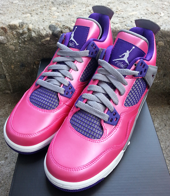 Air Jordan Iv Gs Pink Flash Arriving At Retailers 2