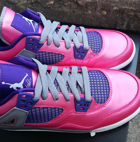 Air Jordan Iv Gs Pink Flash Arriving At Retailers 3