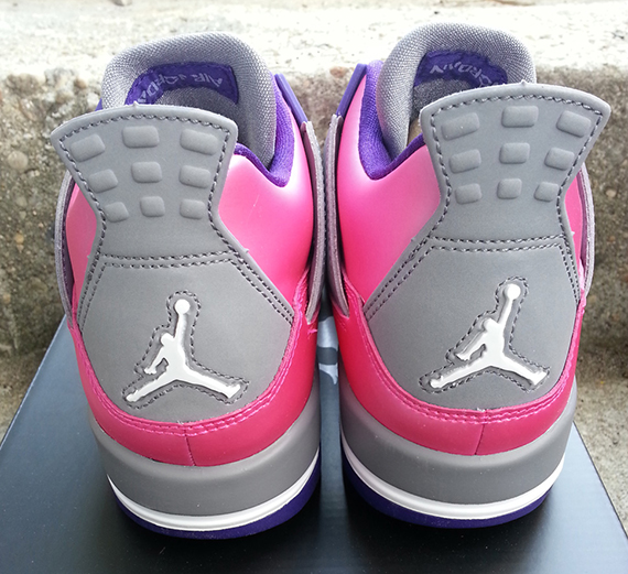 Air Jordan Iv Gs Pink Flash Arriving At Retailers 4