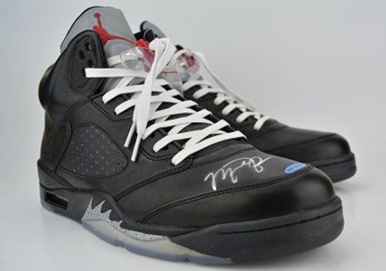 Air Jordan V “Premio” – Michael Jordan Autographed Pair on eBay