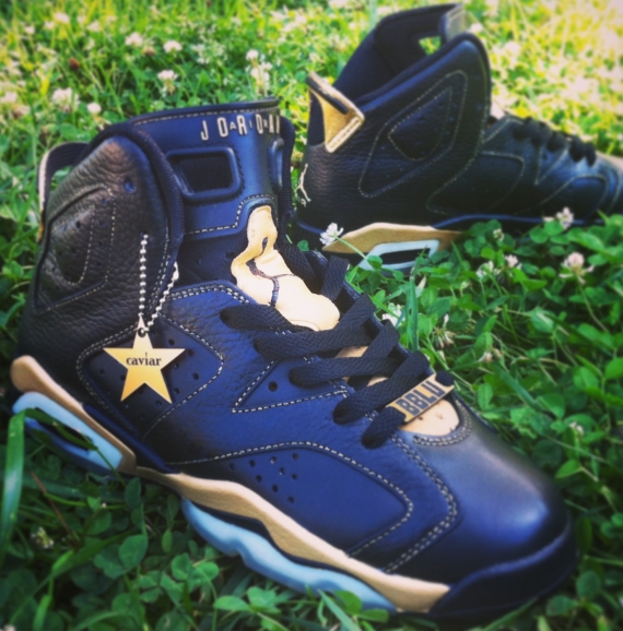 Air Jordan Vi Blaque Caviar Customs 01