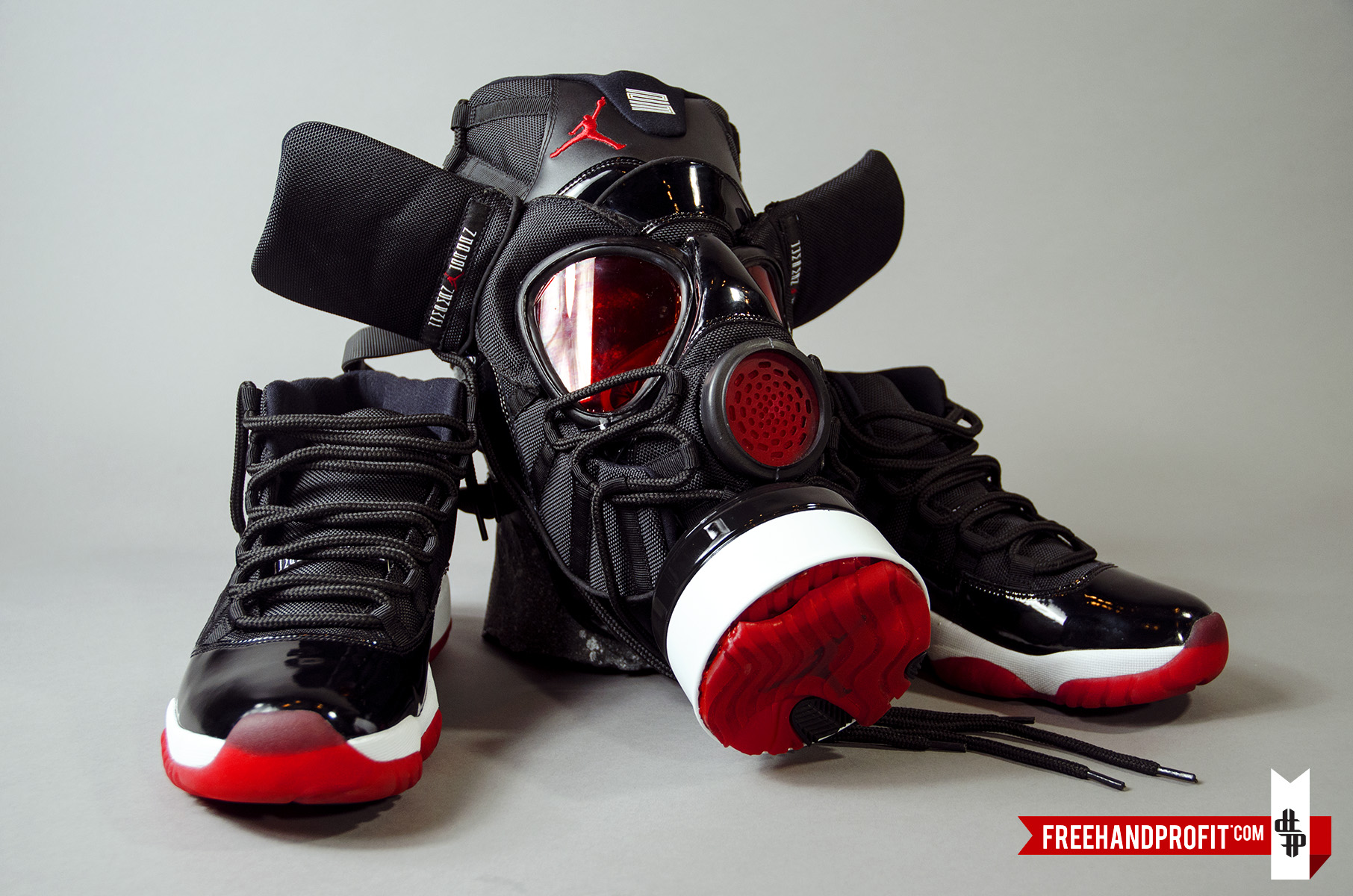 Air Jordan Xi Bred Gas Mask 03