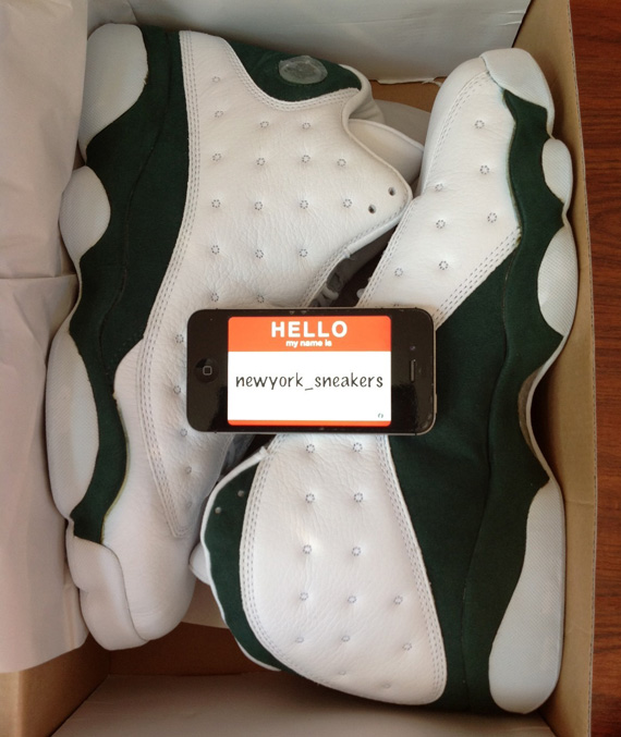 Air Jordan Xiii Ray Allen Sonics Pe 02