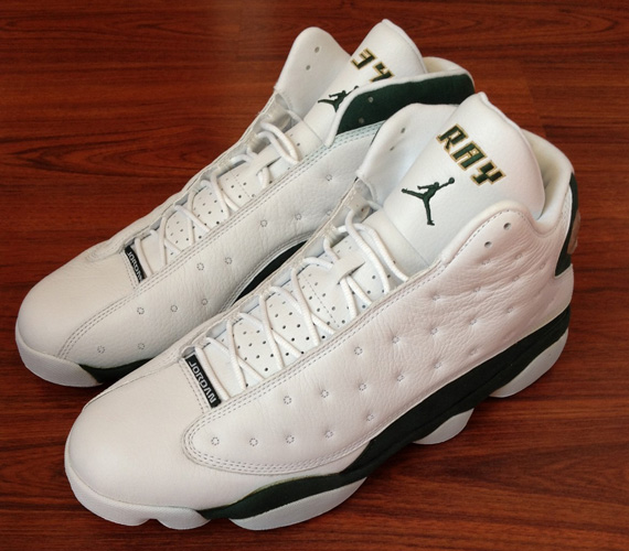 Air Jordan Xiii Ray Allen Sonics Pe 04