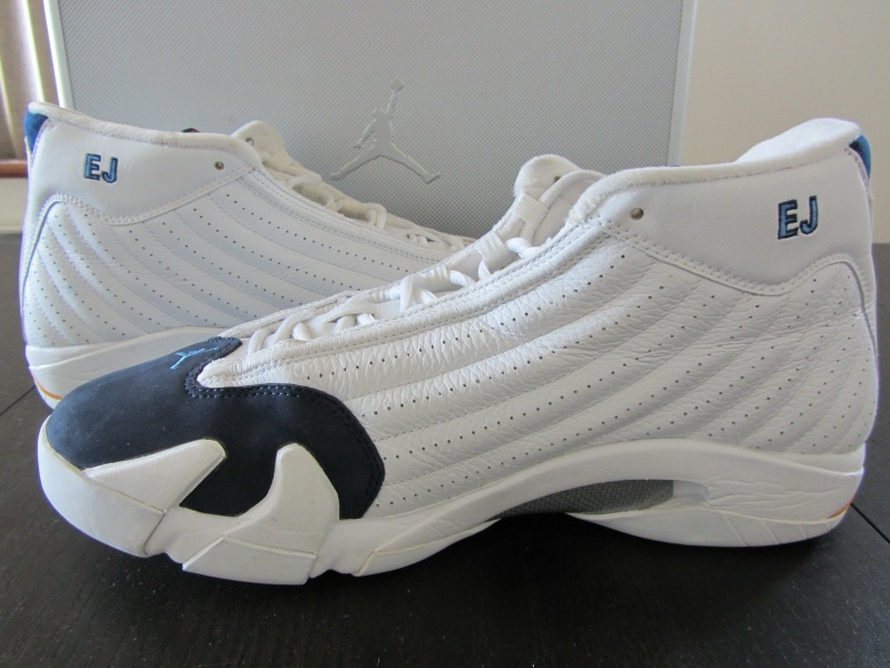 Air Jordan Xiv Eddie Jones Memphis Grizzlies Autographed Pe 16