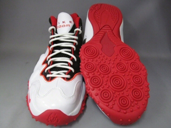 Air Zoom Uptempo V White Red Black 6