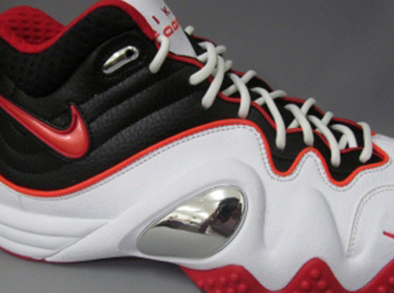 Air Zoom Uptempo V White Red Black