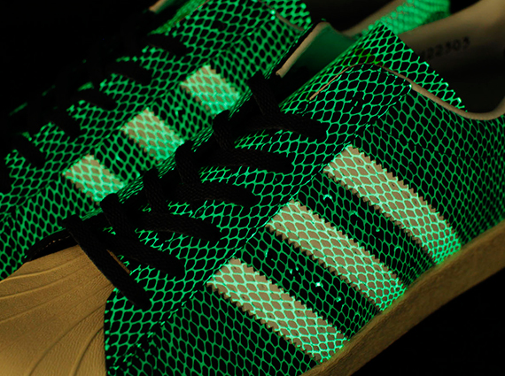 atmos x adidas Originals Superstar 80s “Glow In The Dark Snake”