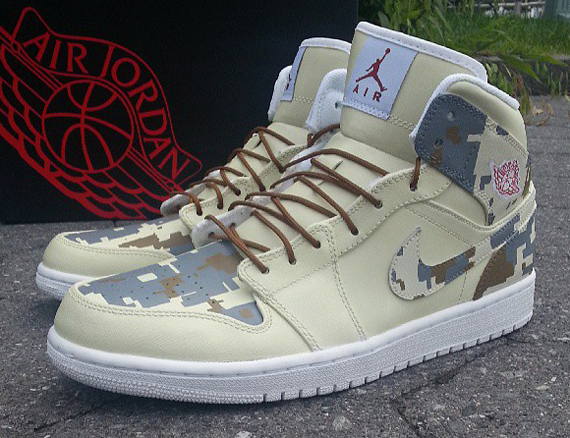 Air Jordan 1 “Digi-Camo” Customs by Ecentrik Artistry