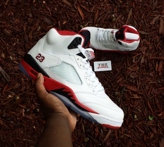 Fire Red Air Jordan 5 01