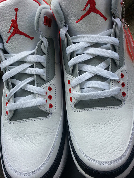 Fire Red Air Jordan Iii Retro 6