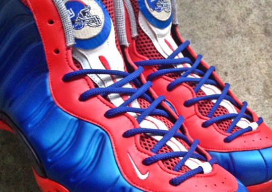 Nike Air Foamposite One “New York Giants” by noldocustoms