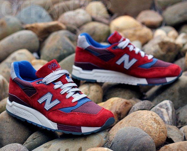 J Crew New Balance 998 Red Blue 3