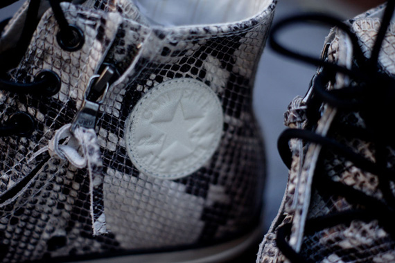 John Varvatos Converse All Star Double Zip Snakeskin 1