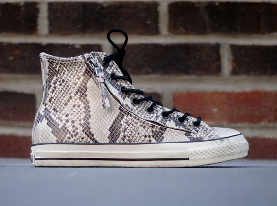 John Varvatos Converse All Star Double Zip Snakeskin 2