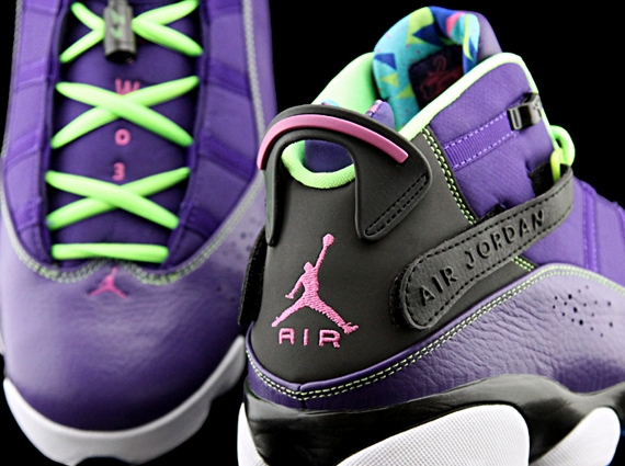 Jordan 6 Rings - Purple - Black - Volt