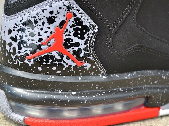 Jordan Flight Origin Black Fire Red Cement Grey