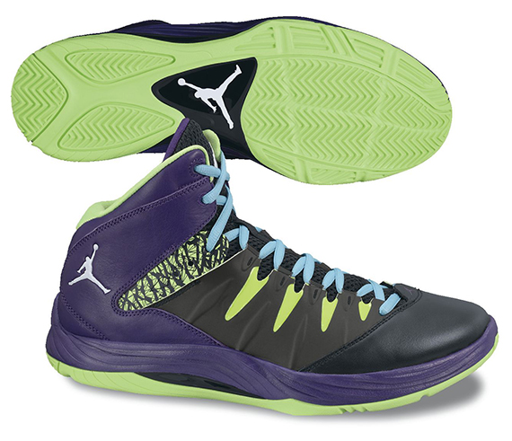 Jordan Prime Fly Purple Black Neon Green