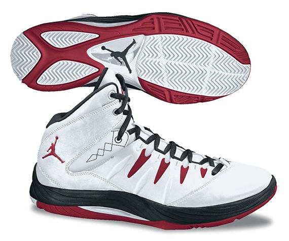 Jordan Prime Fly White Red Black 1