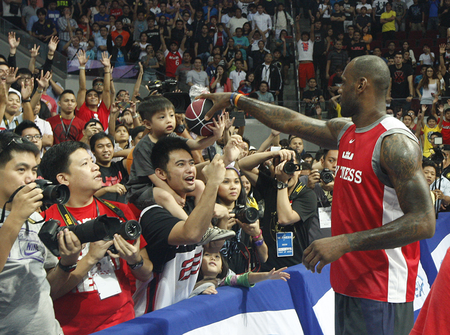 Lebron James Philippines Tour 2