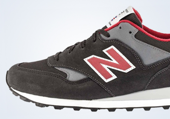 New Balance 577 - Black - Red - Grey