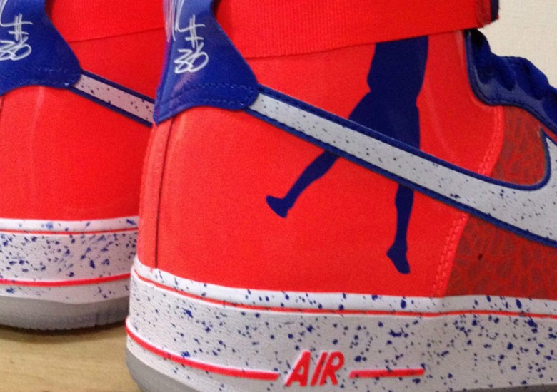 Nike Air Force 1 High Sheed “Roscoe” – Total Crimson