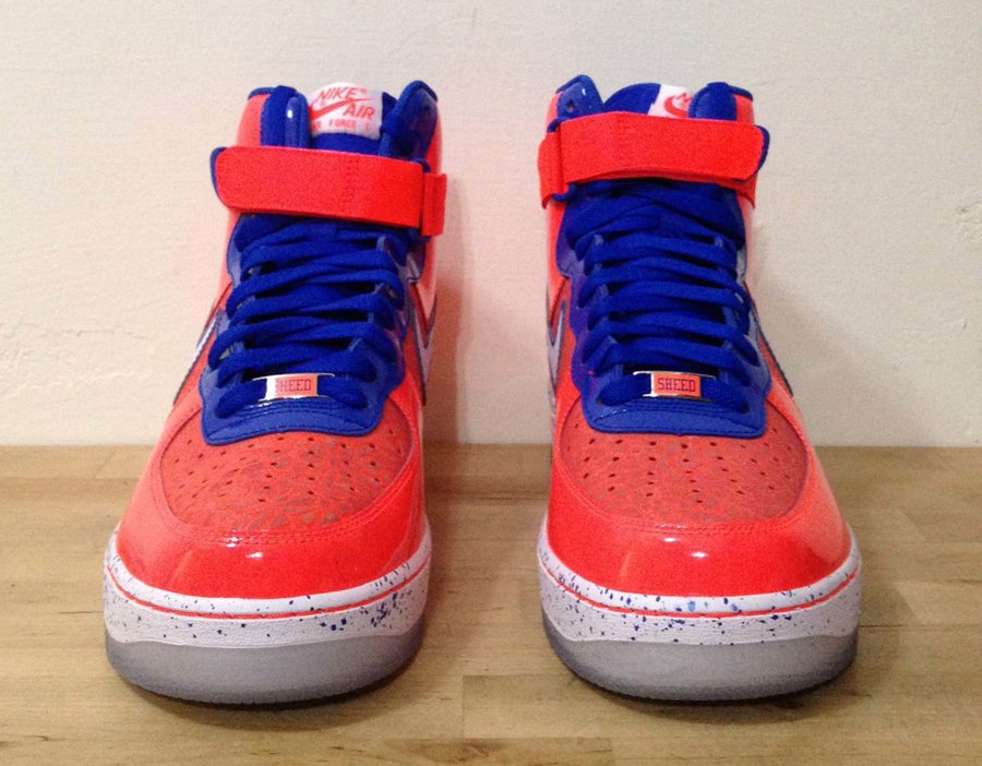 Nike Air Force 1 High Sheed Roscoe Orange 7