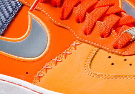 Nike Air Force 1 Low - Orange - Grey Carbon Fiber