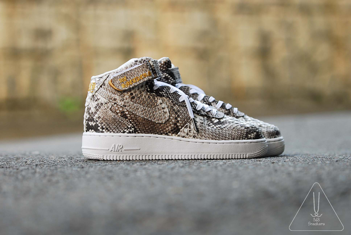 Nike Air Force 1 Mid Python Customs 4