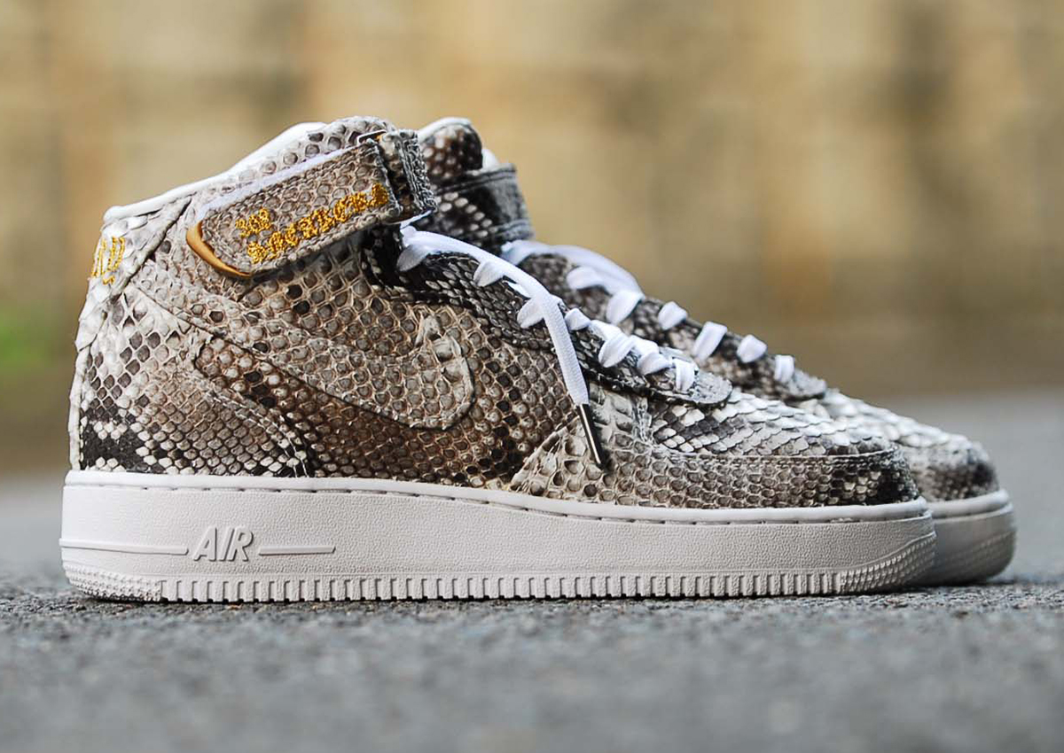 Nike Air Force 1 Mid Python Customs