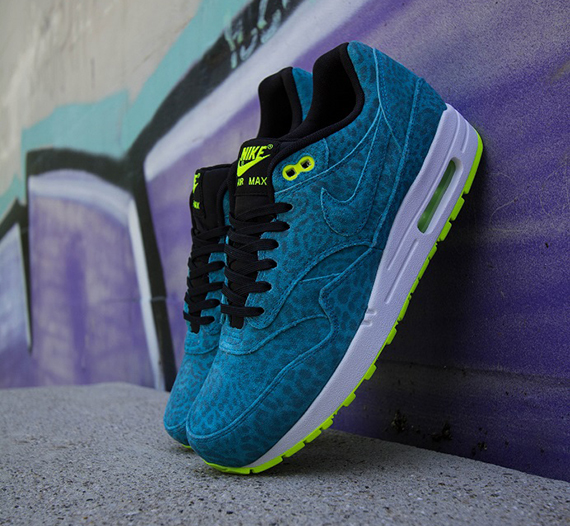 Nike Air Max 1 Fb Blue Leopard Available 1