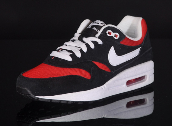 Nike Air Max 1 GS - Black - Red - White