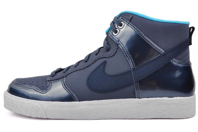 Nike Dunk High Ac Dark Armory Blue Patent 2