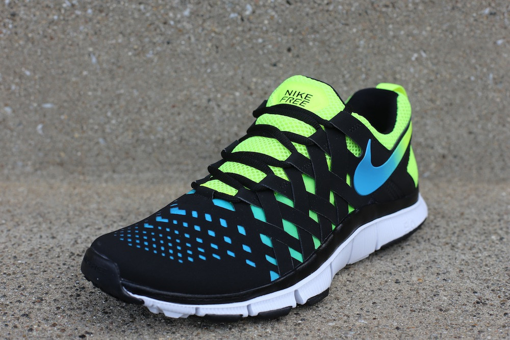 Nike Free Trainer 5 0 Volt Current Blue Black 02
